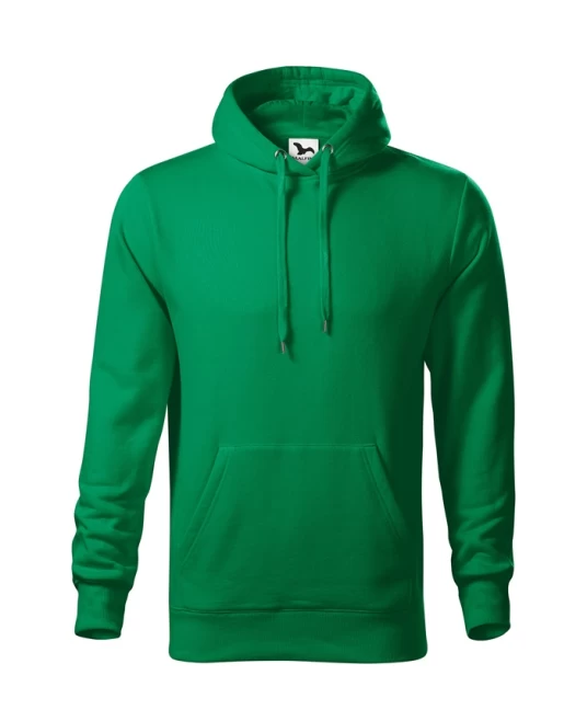 Hanorac cu gluga  Malfini Cape 413 – French Terry 320g, verde mediu Hanorac cu gluga  Malfini Cape 413 – French Terry 320g, verde mediu