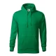 Hanorac cu gluga barbati, fara fermoar, 320g/m2, verde mediu Hanorac cu gluga barbati, fara fermoar, 320g/m2, verde mediu
