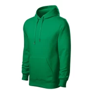 Hanorac cu gluga  Malfini Cape 413 – French Terry 320g, verde mediu