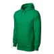 Hanorac cu gluga barbati, fara fermoar, 320g/m2, verde mediu Hanorac cu gluga barbati, fara fermoar, 320g/m2, verde mediu