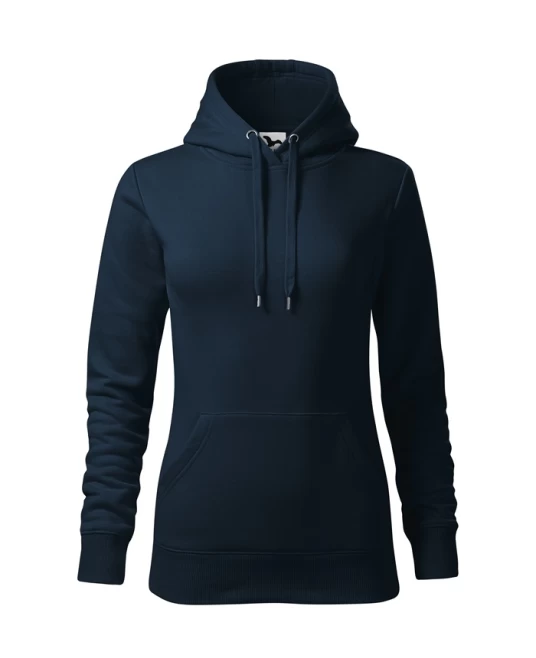 Hanorac cu gluga femei Malfini Cape 414  bleumarin, 320g/m2