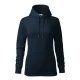 Hanorac cu gluga femei, fara fermoar, 320g/m2, bleumarin