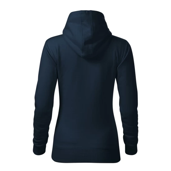 Hanorac cu gluga femei, fara fermoar, 320g/m2, bleumarin