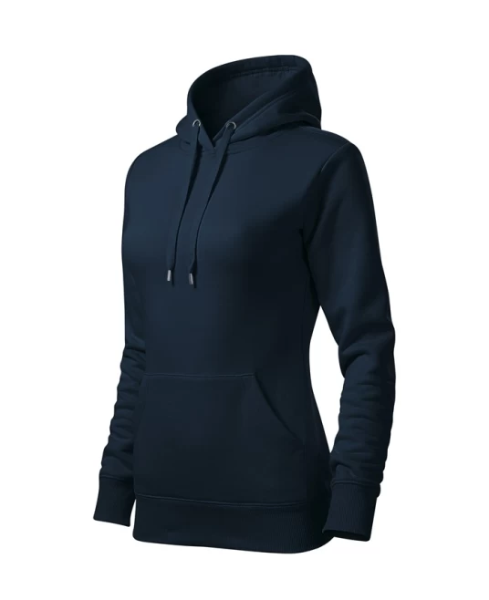 Hanorac cu gluga femei Malfini Cape 414  bleumarin, 320g/m2