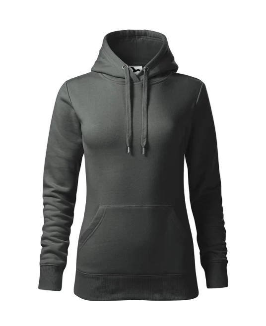 Hanorac cu gluga  femei Malfini Cape 414 gri inchis, 320 g/m²  Hanorac cu gluga  femei Malfini Cape 414 gri inchis, 320 g/m²