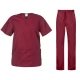 Costum industria alimentara sau Curatenie, tercot subtire 110g/m2, visiniu Costum industria alimentara sau Curatenie, tercot subtire 110g/m2, visiniu