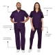 Costum medical unisex tercot subtire (pantaloni + tunica), densitate 110g/m2, mov Costum medical unisex tercot subtire (pantaloni + tunica), densitate 110g/m2, mov