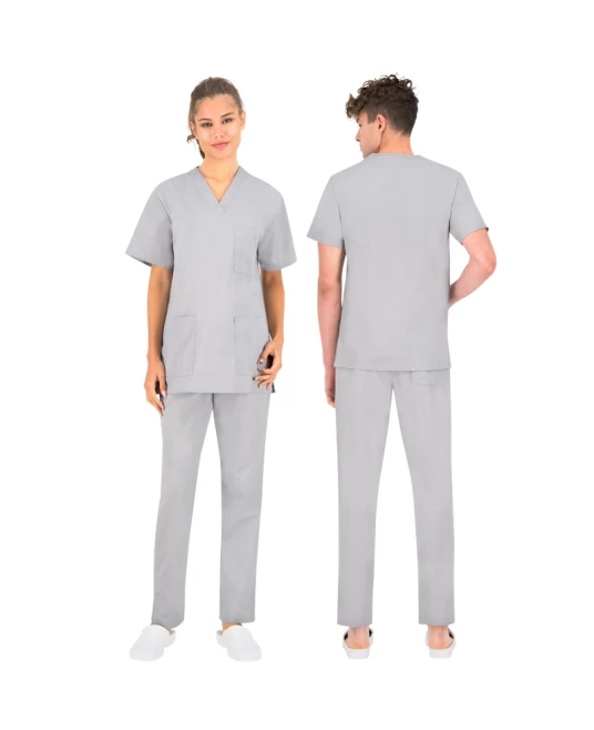 Costum industria alimentara sau Curatenie, tercot 180g/m2 gri deschis Costum industria alimentara sau Curatenie, tercot 180g/m2 gri deschis