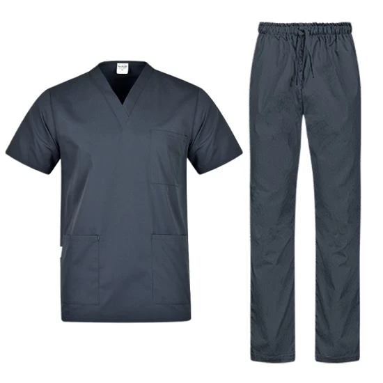 Costum industria alimentara sau Curatenie, tercot 180g/m2 gri inchis Costum industria alimentara sau Curatenie, tercot 180g/m2 gri inchis