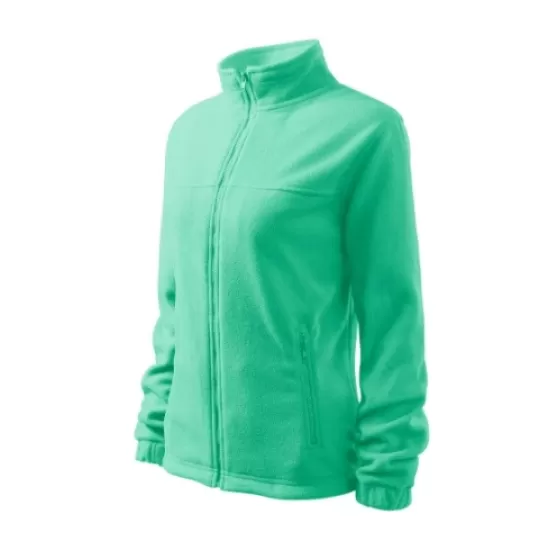 Jacheta fleece femei, 280g/m2 , Malfini 504 Verde menta Jacheta fleece femei, 280g/m2 , Malfini 504 Verde menta
