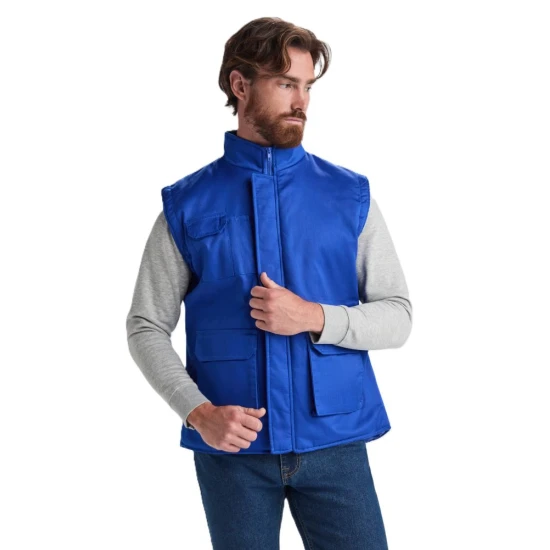 Vesta vatuita  tercot albastru royal