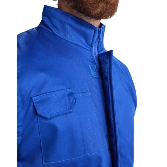 Vesta vatuita  tercot albastru royal