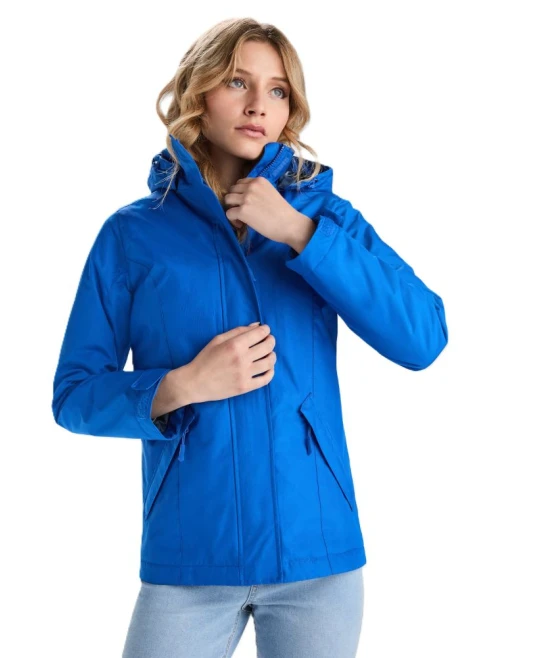 Jacheta de iarna femei, impermeabila, albastru royal