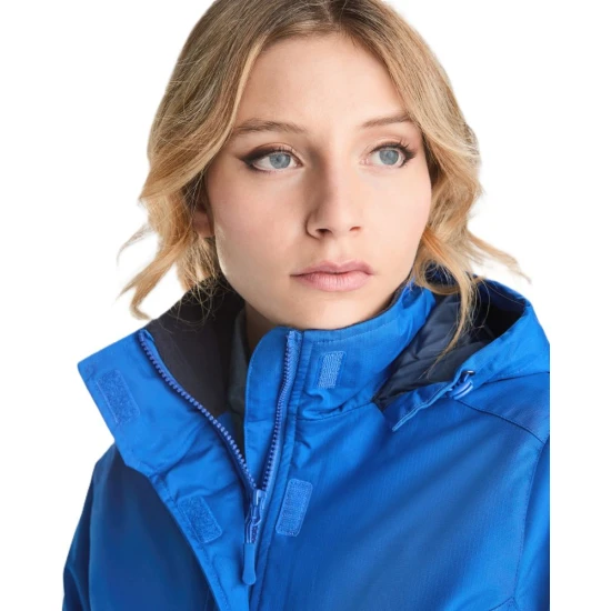 Jacheta de iarna femei, impermeabila, albastru royal