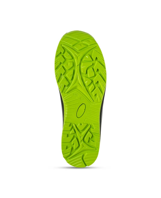 Bocanci de protectie S3 SRC, bombeu si lamela metalica, talpa verde Bocanci de protectie S3 SRC, bombeu si lamela metalica, talpa verde