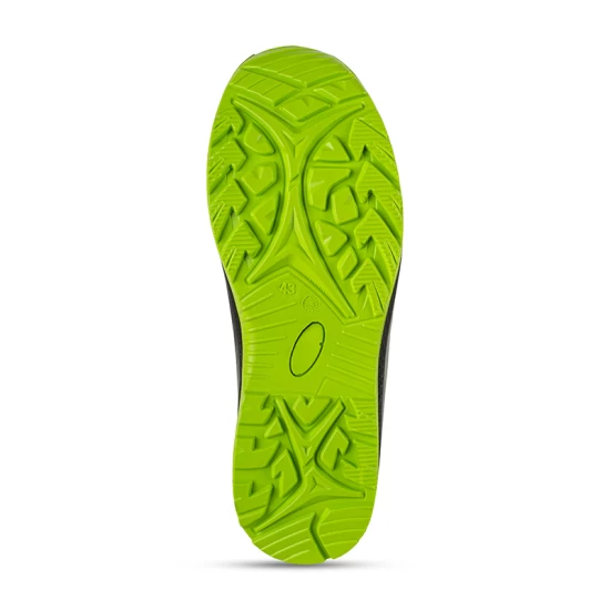 Bocanci de protectie S3 SRC, bombeu si lamela metalica, talpa verde