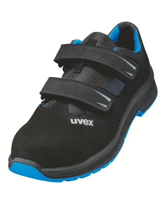 Uvex 2 sandale de protectie S1 ESD, negru-albastru