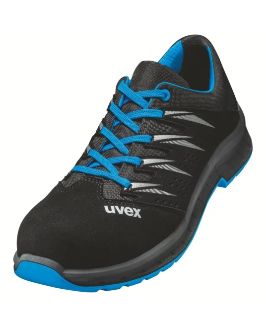 Uvex 2 pantofi de protectie S1P ESD, negru-albastru