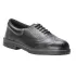 Pantofi de protectie Executive, bombeu metalic si lamela, talpa PU/PU,S1P [FW46] Negru