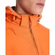 Jacheta softshell cu gluga, portocaliu