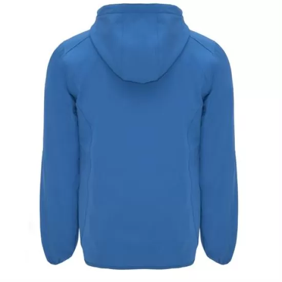 Jacheta softshell cu gluga, albastru royal