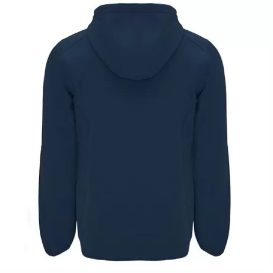 Jacheta softshell cu gluga, bleumarin