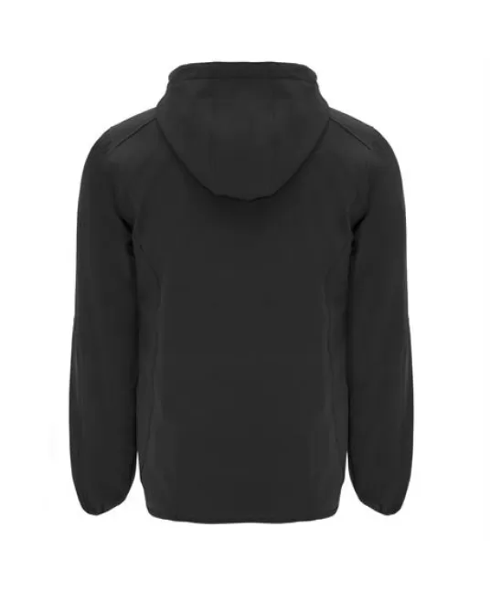 Jacheta softshell cu gluga, negru