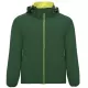Jacheta softshell cu gluga, verde sticla Jacheta softshell cu gluga, verde sticla