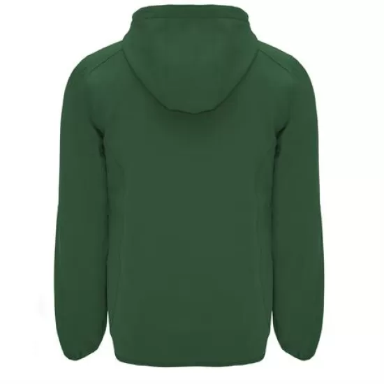 Jacheta softshell cu gluga, verde sticla Jacheta softshell cu gluga, verde sticla