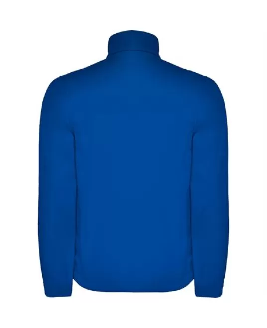 Jacheta softshell barbati, fermoar contrastant, Albastru royal