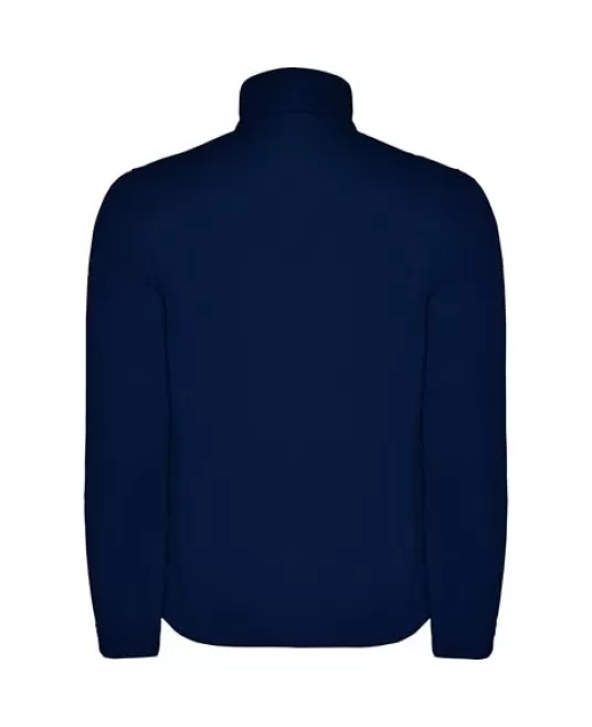 Jacheta softshell barbati, fermoar contrastant, Bleumarin