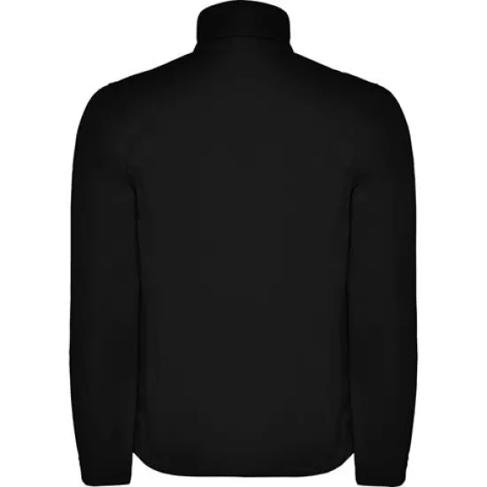 Jacheta softshell barbati, fermoar contrastant, Negru Jacheta softshell barbati, fermoar contrastant, Negru