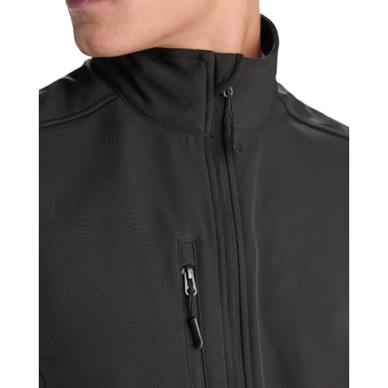 Vesta softshell neagra barbati, impermeabila si rezistenta