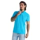Tricou polo barbati bumbac 180g/mp, Albastru turcoaz