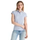 Tricou polo premium femei, bumbac 200g/mp, Albastru zen