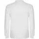 Tricou polo maneca lunga barbati 220g/mp, alb