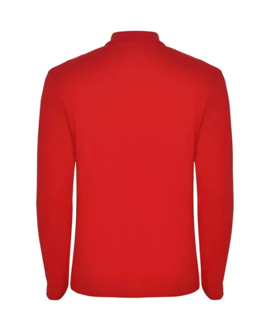 Tricou polo maneca lunga barbati 220g/mp, rosu Tricou polo maneca lunga barbati 220g/mp, rosu