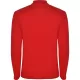 Tricou polo maneca lunga barbati 220g/mp, rosu Tricou polo maneca lunga barbati 220g/mp, rosu