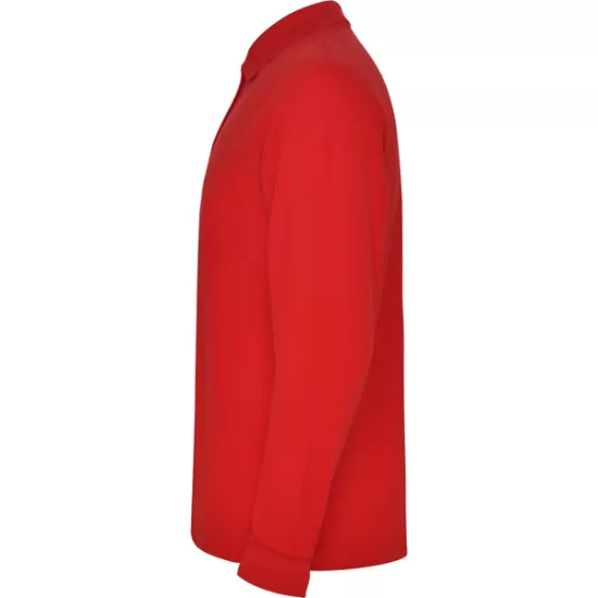 Tricou polo maneca lunga barbati 220g/mp, rosu Tricou polo maneca lunga barbati 220g/mp, rosu