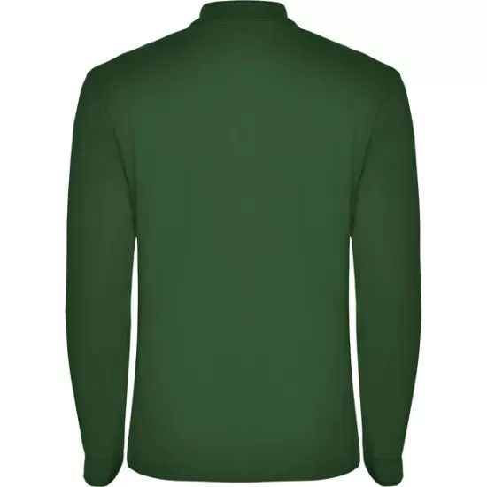 Tricou polo maneca lunga barbati 220g/mp, verde sticla Tricou polo maneca lunga barbati 220g/mp, verde sticla
