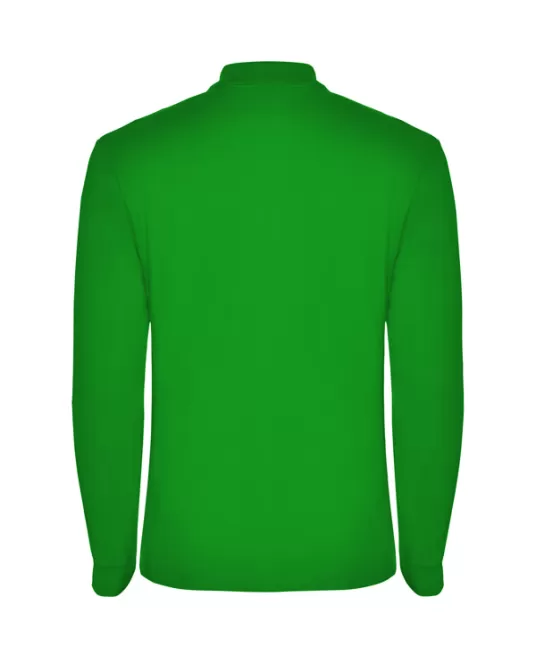 Tricou polo maneca lunga barbati 220g/mp, verde iarba Tricou polo maneca lunga barbati 220g/mp, verde iarba