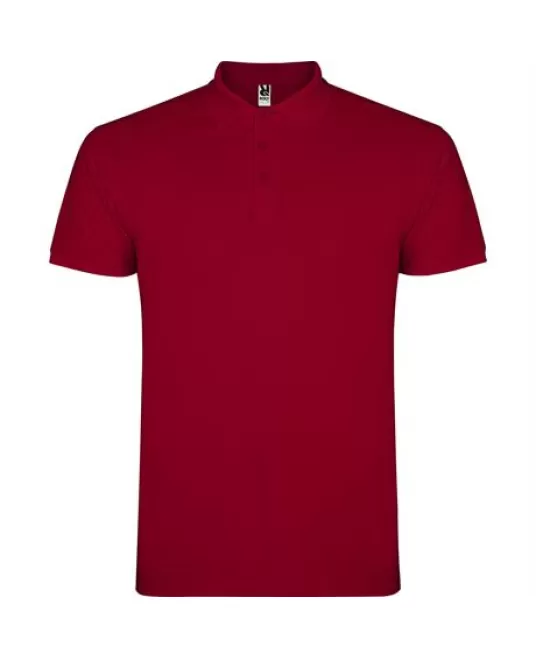 Tricou polo premium barbati, bumbac 200g/mp, Visiniu