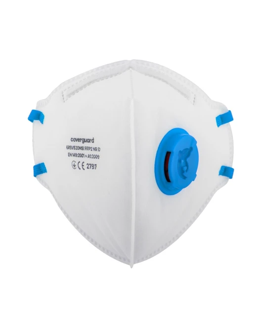 Masca FFP2 pliabila cu supapa, test dolomit, 10 buc/set