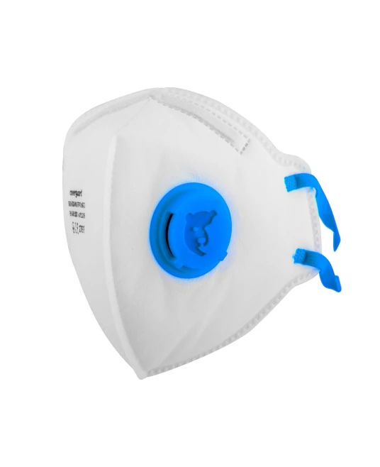 Masca FFP2 pliabila cu supapa, test dolomit, 10 buc/set
