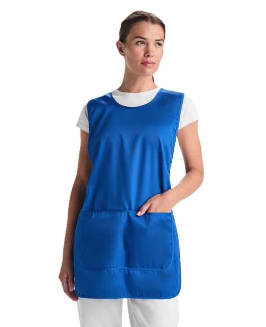 Sort poncho cu buzunar, tercot 195g/m2 albastru regal