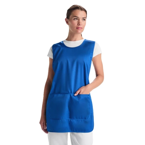 Sort poncho cu buzunar, tercot 195g/m2 albastru regal