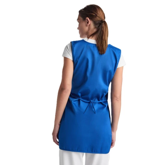 Sort poncho cu buzunar, tercot 195g/m2 albastru regal