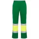 Pantaloni HiVis cu dungi reflectorizante, Daily Verde/galben Pantaloni HiVis cu dungi reflectorizante, Daily Verde/galben