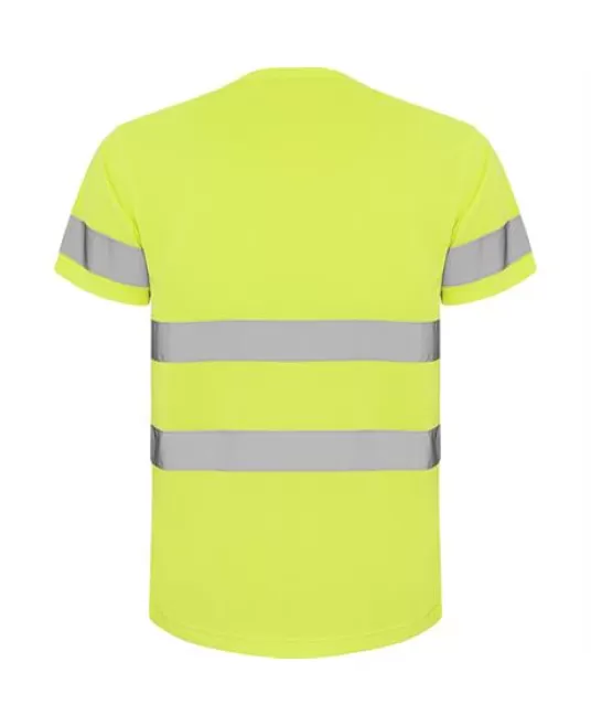 Tricou HiVis poliester 100%, 130g/mp Galben Tricou HiVis poliester 100%, 130g/mp Galben