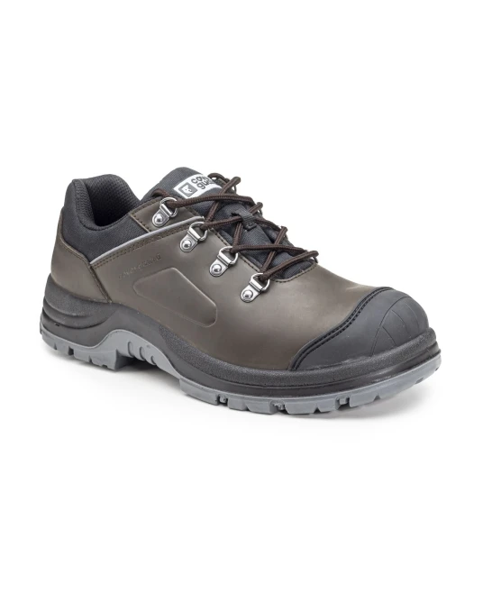 Pantofi de protectie S3, bombeu si lamela din otel, brant confortabil EVA